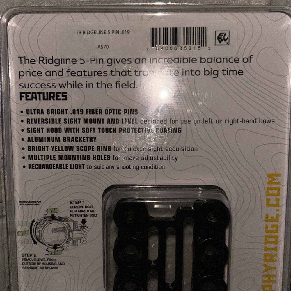 Trophy Ridge Ridgeline 5-Pin Sight - Picture 4 of 7